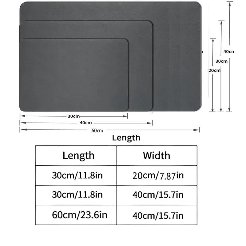 Tapis d'égouttage pour vaisselle style crémeux mignon Antidérapant Cuisine Tapis absorbant Table Tapis Diatomite Imperméable Isolation thermique Antidérapant Tapis de bar