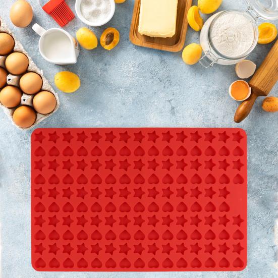 Dog Bone Silicone Molds Non-Stick Large Capacity Food Grade Mini Treat Molds for Gummies Chocolates Candies