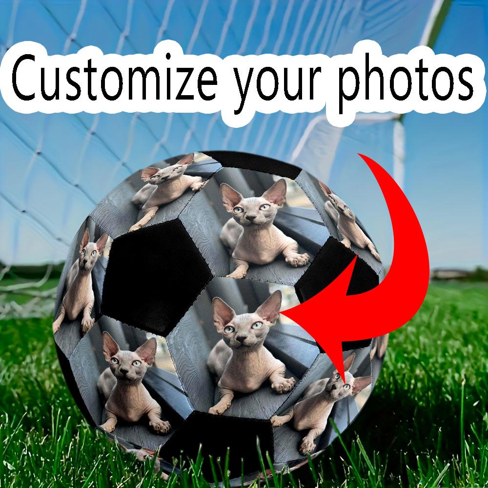 Customize Your picture Size 11 Soccer football Machine Sewn Indoor/Outdoor Training and Matches Personalized Soccer Ball