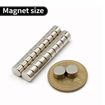 Ímã de Neodímio Super Forte 8x5mm N35 NdfeB Magnético Permanente Ímanes Redondos Ímanes Poderosos Ímã de Geladeira