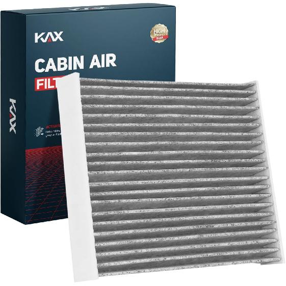 KAX Premium Cabin Air Filter with Dual Active Carbon, CF10550 Replacement for Nissan Rogue 2008-2013, Rogue Select 2014-2015, Sentra 2007-2012,