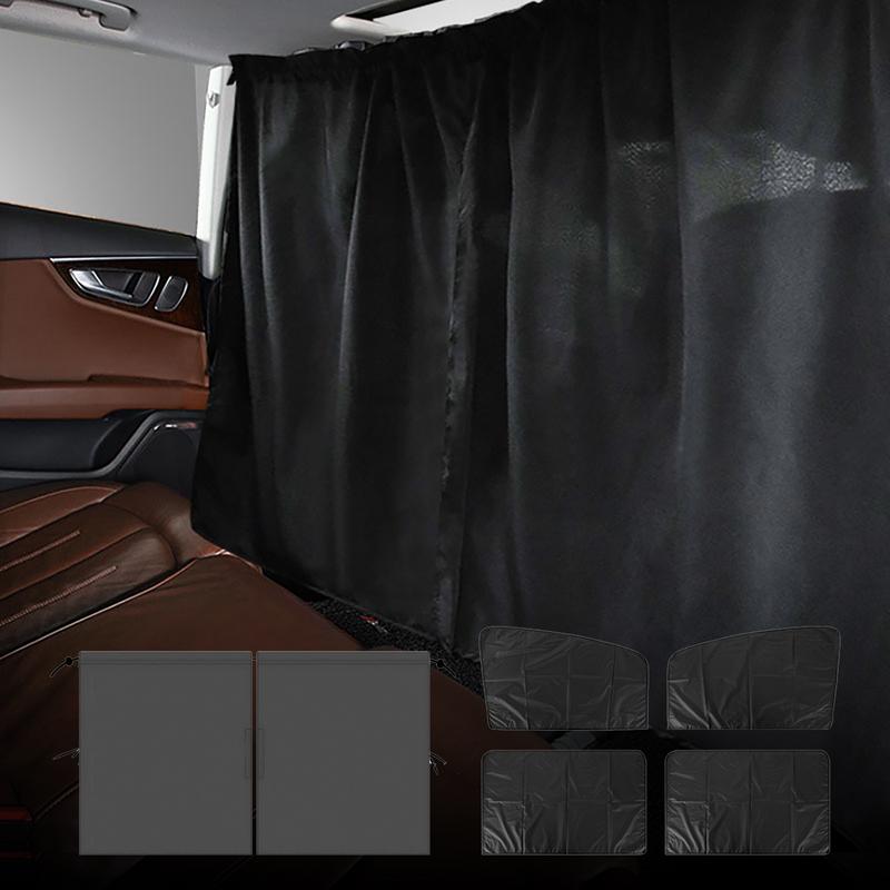 Car Window Shades UV Protection Window Drape Lightweight UV Protection Cover Light Blocking Sunshades Drapery For Road Trips