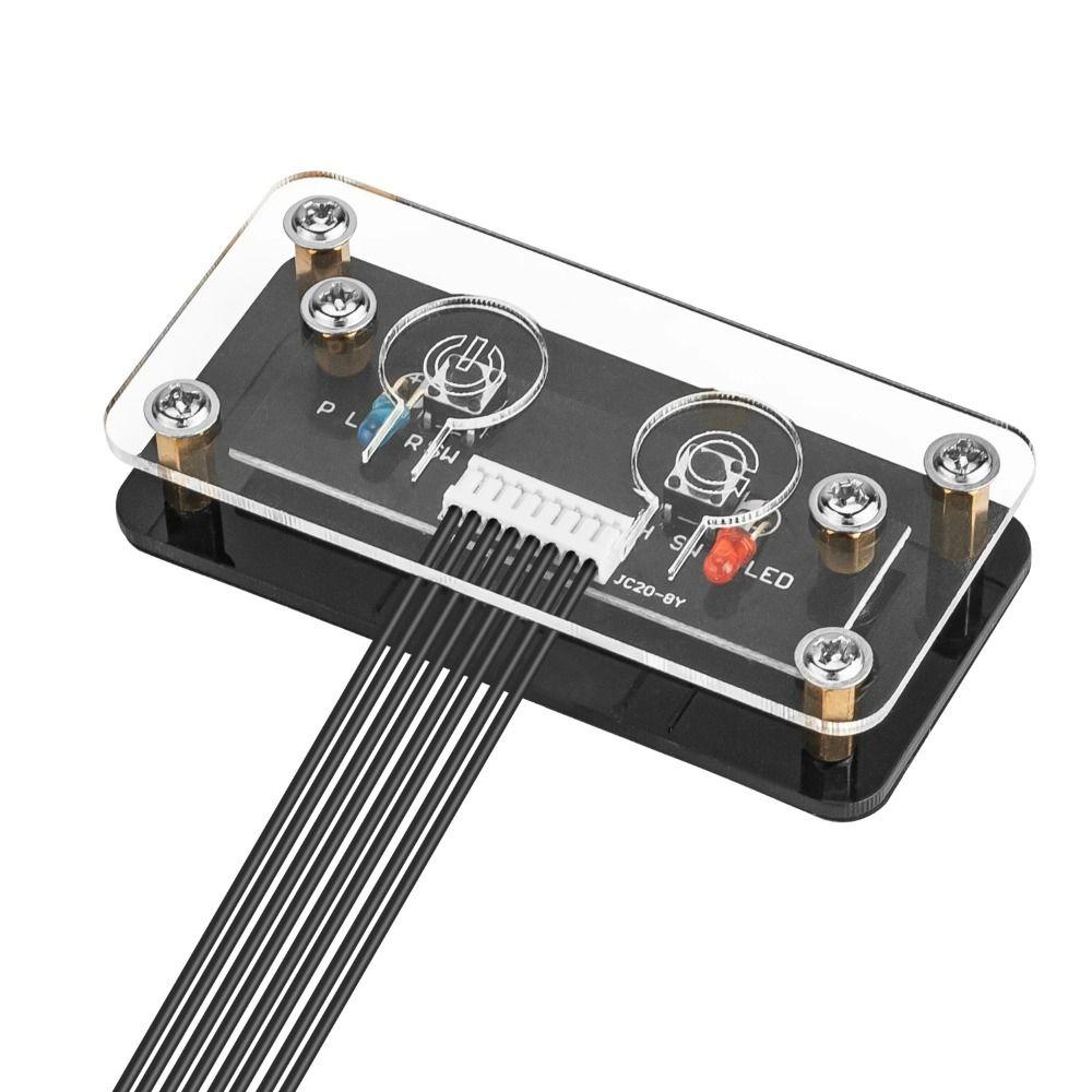 Transparent PC Power Switch Acrylic Power Button External Power Supply  Desktop Computer