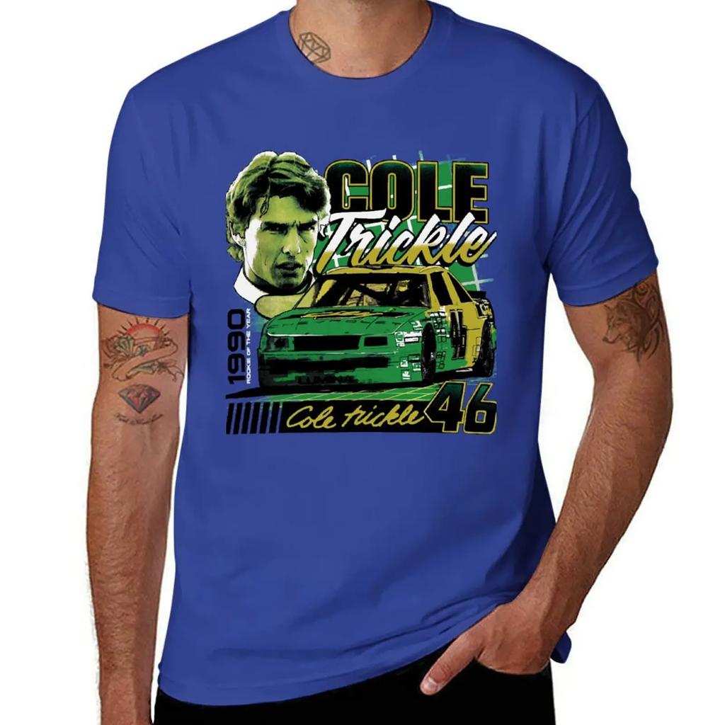 Camiseta Days of Thunder Cole Trickle básica ropa urbana vintage camiseta de anime camisetas de peso pesado para Unisex