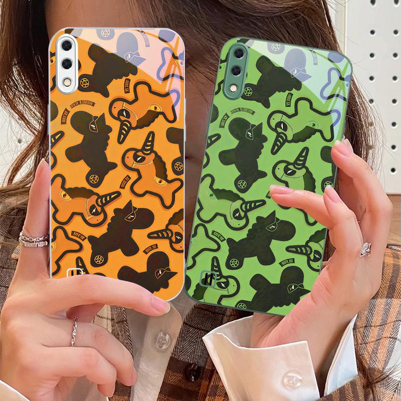 Unicorn cartoon wallpaper For Samsung M02 12 Note 8 9 10 20 A 01 A02 A03 Core 04 05 06 10 12 13 14 15 A16 glass Ultra phone case