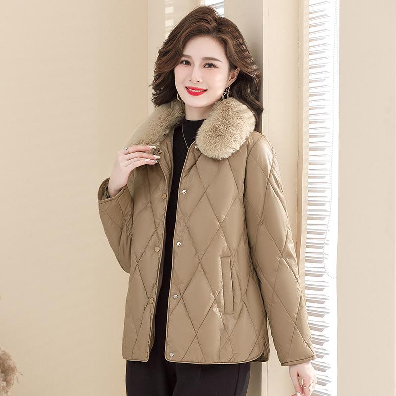 

Модная короткая куртка с хлопковой набивкой для женщин среднего возраста Маленькая пуховая куртка с хлопковой набивкой Куртка с хлопковой набивкой для женщин среднего и пожилого возраста 5XL recommends 145-80kg