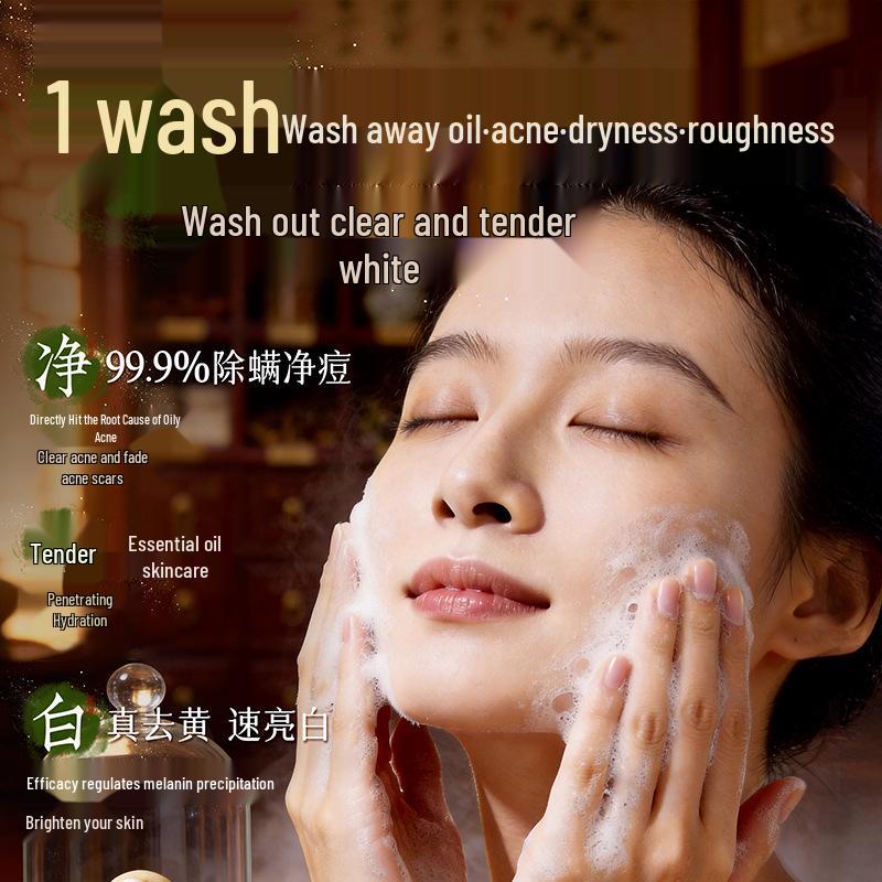Seven-Flavor Herbal Handmade Essential Oil Soap for Face & Body Wash