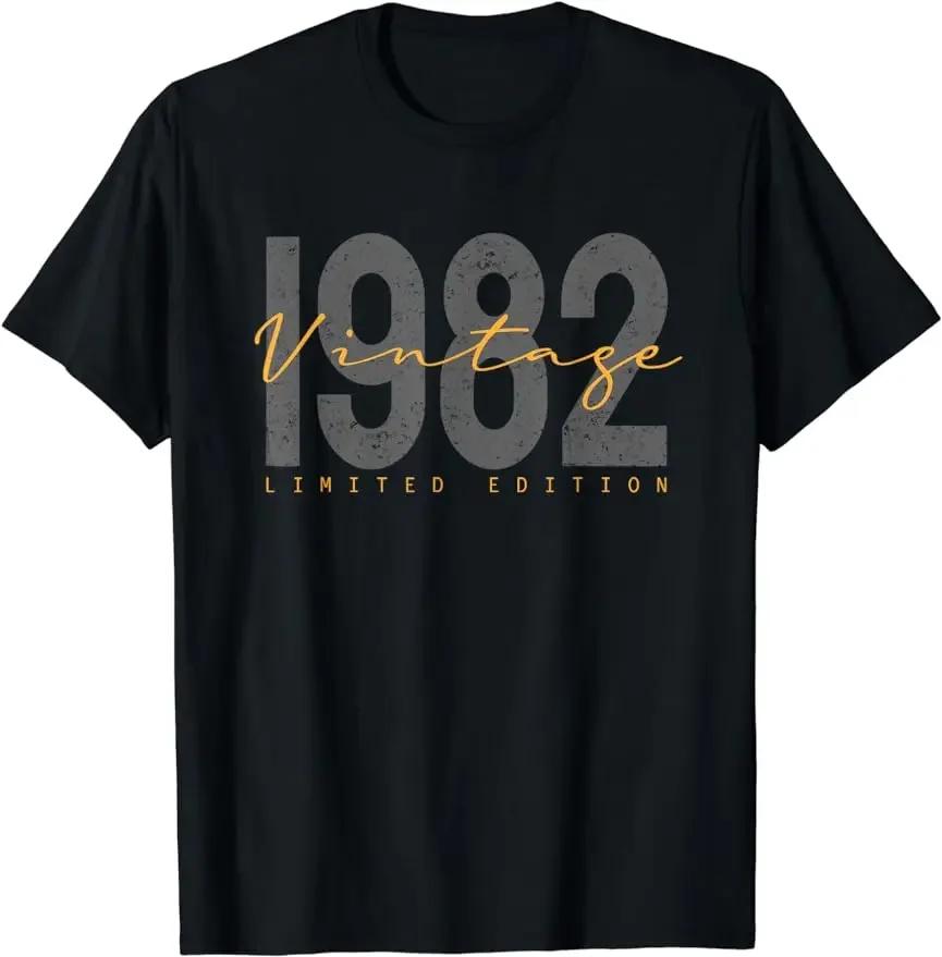 Trending Now 1982 41st Birthday Streetwear T-Shirt Retro Streetwear Unisex Style Shirts for WoGraphic T-Shirts