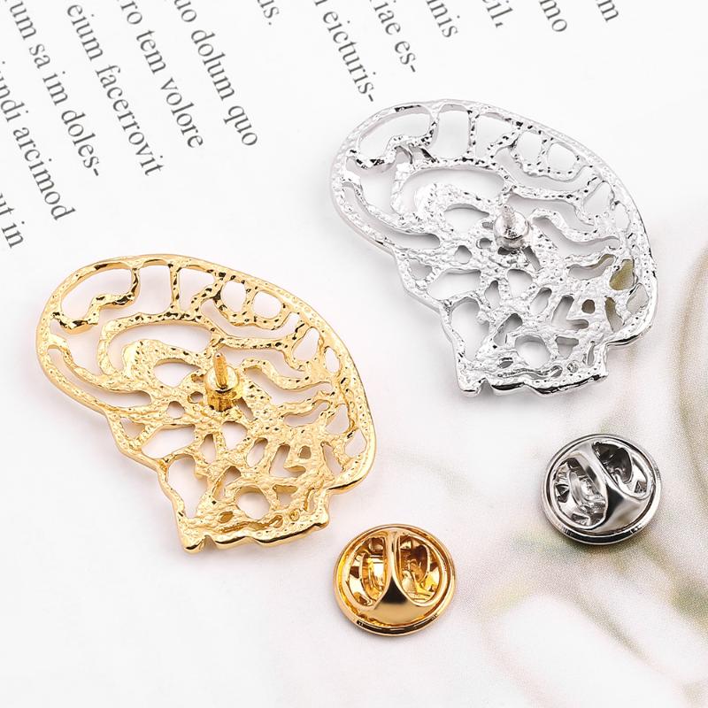 Human Organs Medical Brooch Lung Stomach Hollow Out Pin Badge Disease Treatment Punk Pins For Doctors Nurses Badge Jewelry