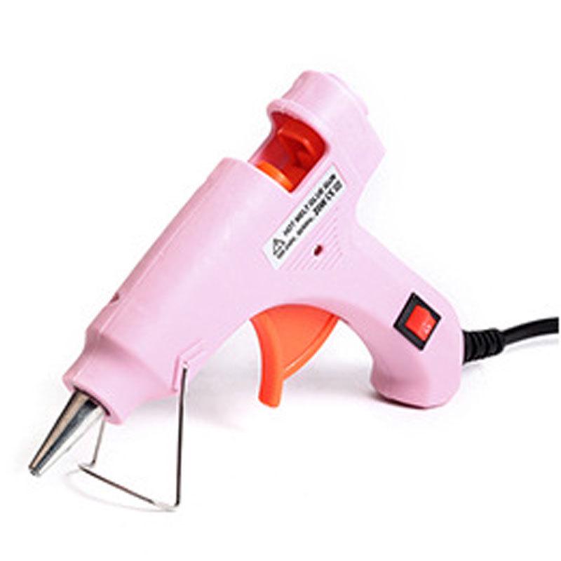 20W Multifunctional Hot Melt Glue Gun for DIY & Crafts - Multi-color, Child-friendly