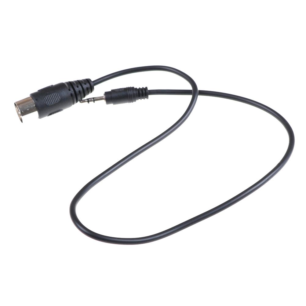 1x DIN 5 Pin Din MIDI Male Plug To 3.5mm Male Stereo Jack Audio Cable 50cm Long