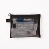 Large Capacity Nylon Mesh Transparent Makeup and Toiletry Bag - Ideal for Travel and Business Trips.