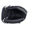 ZETT Soft Steer Baseball BRC352612 Catcher's Mitt, Right-Handed Throw, Black,