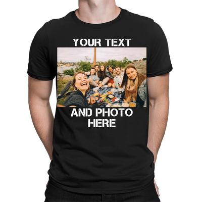 Personalizuoti marškinėliai Custom Your Image Text Printed Stag Do Hen Party Top#TA-195