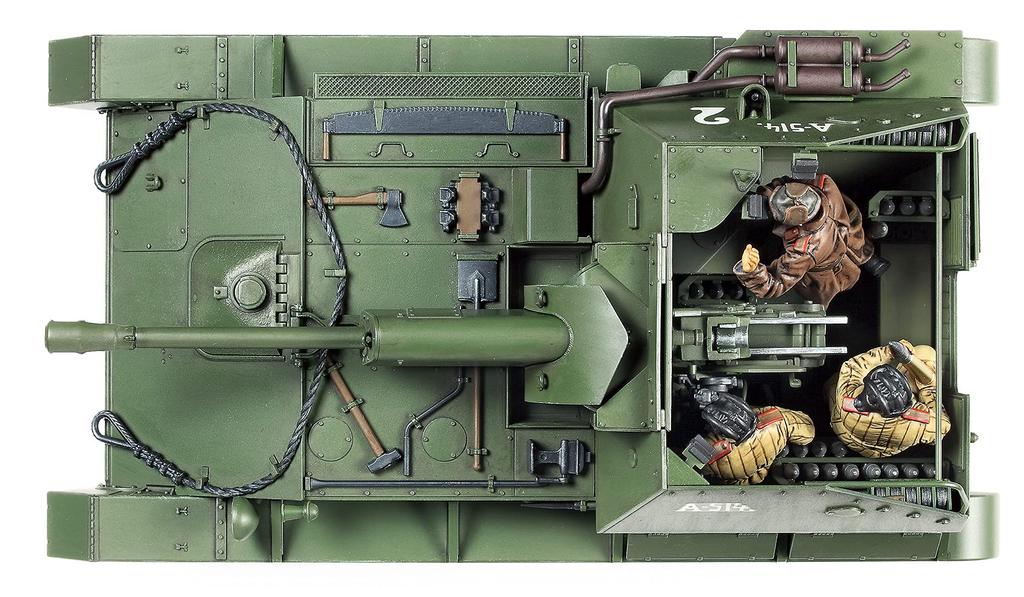 Tamiya 1/35 Military Miniature Series No. 348 Soviet Army Self-Propelled Gun SU-76M Plastic Model 35348