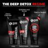 Beardo 3 In 1 Activated Charcoal Face Wash For Men Deep Clean Oil Control Detox Oily Skin Dirt Removal Daily Use 100 ml