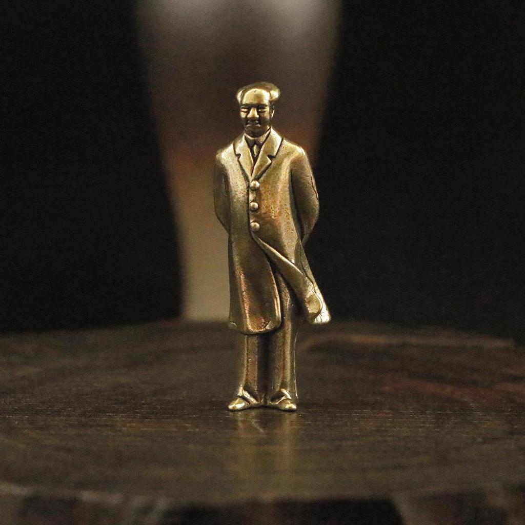 Breloc Pandantiv Bronz Mao Zedong – Cadou Souvenir de Înaltă Calitate din Alamă