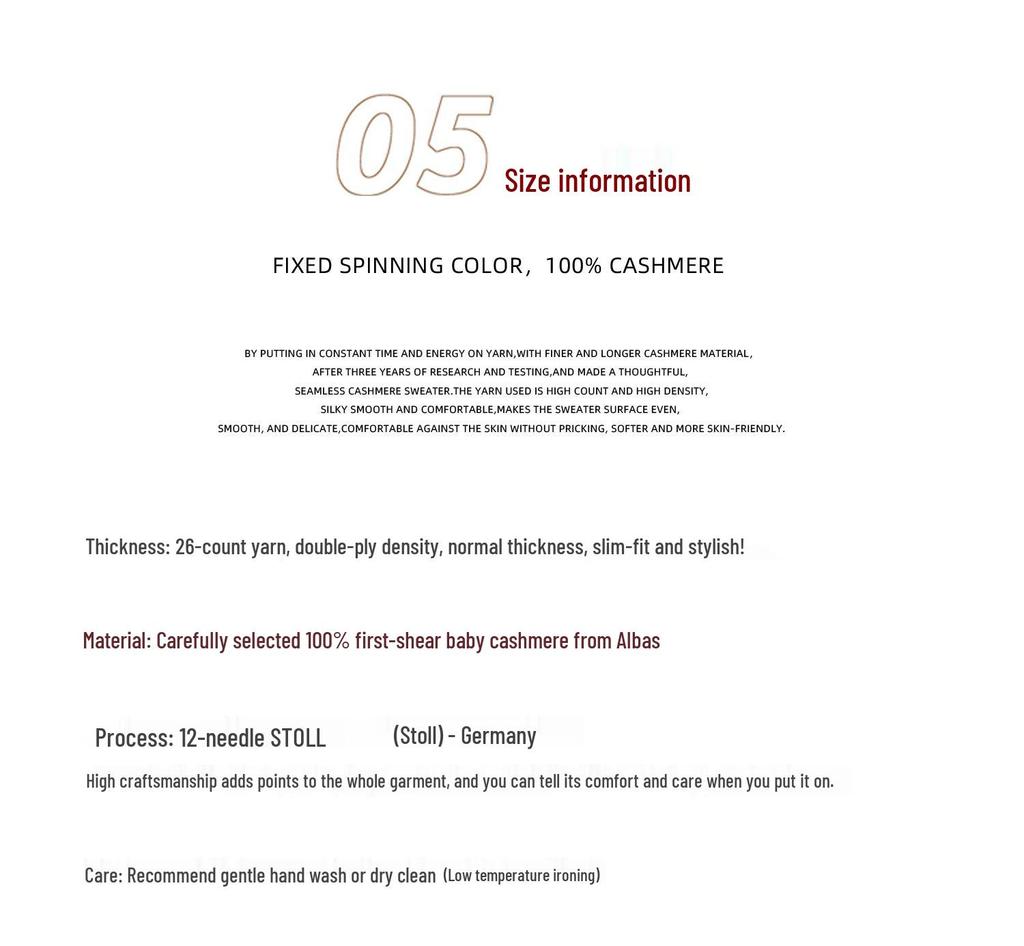 Men's 12-Gauge Double-Layer Cashmere Sweater, Half-High Collar, Long-Sleeve, Business Casual, Warm Knitted Base Layer