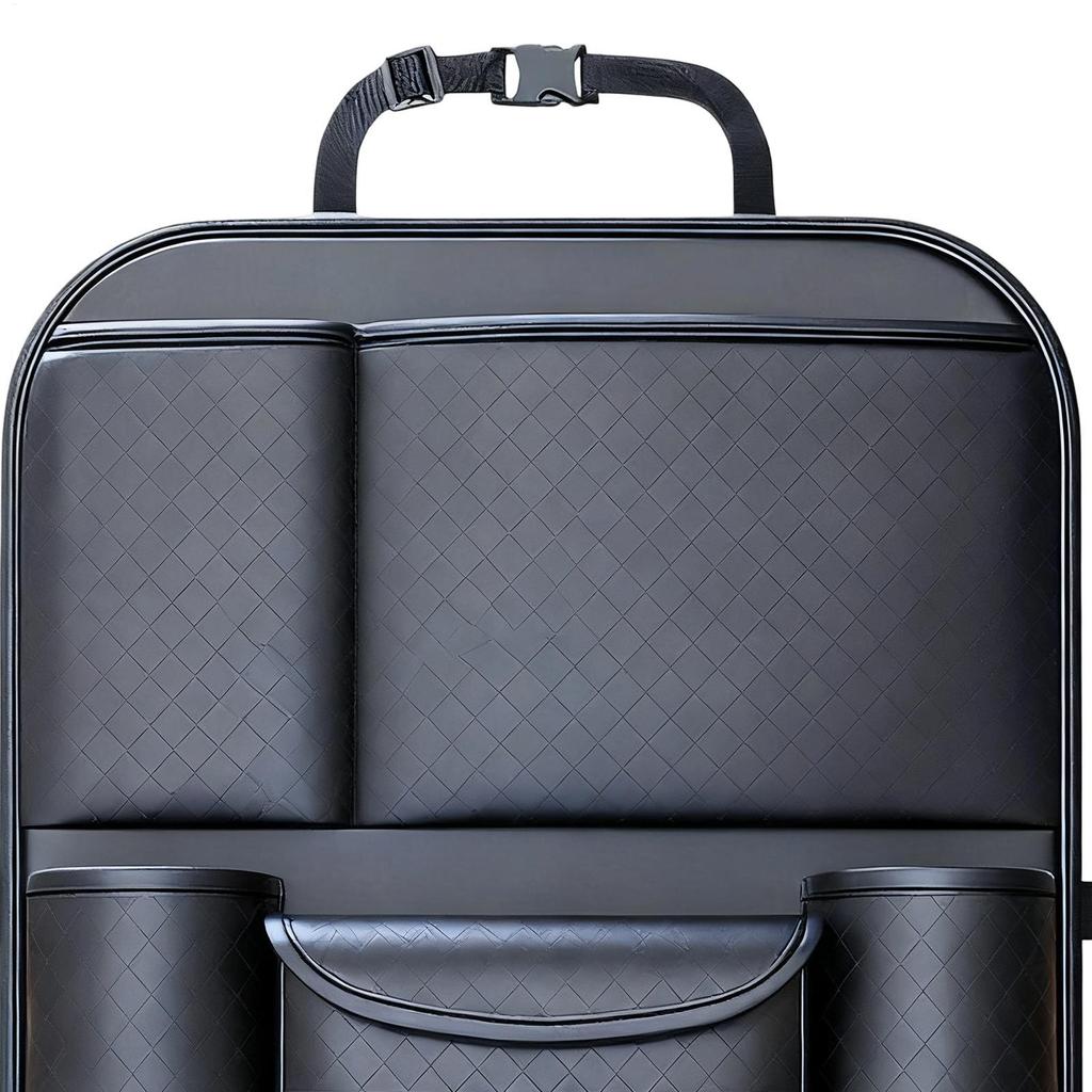 Back Of Seat Organizer Large Capacity Travel Accessories Kick Mats Back Seat Protector For Trailer Truck Sedan Pickup Tablets