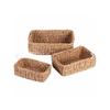 Wicker Rectangular 3 Size Organizer Basket
