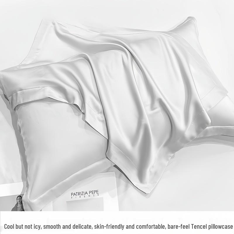 Tencel Ice Silk Pillowcase 48x74cm - 100pcs for Adults