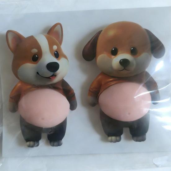 Anti-Collision Sticker Strong Buffering Rubber Bumper Relief Toy for Soft Stress Fat Dog Furniture Corners Cabinets