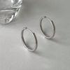 BF CLUB 925 Silver Earrings For Women Trendy Gold Circle Earring Jewelry Prevent Allergy Party Accessories