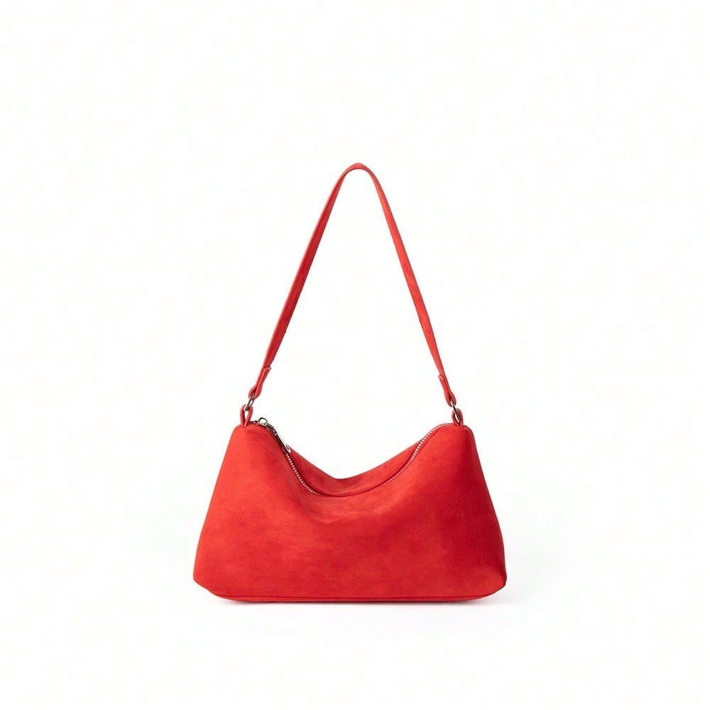 Vintage Schulter Achseltasche Damen Matt Einfach Baguette Tasche