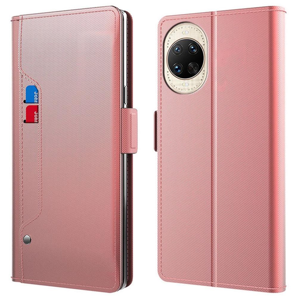 For Huawei nova 14 Ultra 5G Case Stand PU Leather Phone Cover Card Holder Mirror