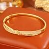 Cross diamond-encrusted  women's copper gold-plated zircon opening does not fade  hot-selling popular high-end 
