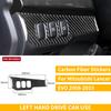 For Mitsubishi Lancer EVO X MR 2008-2015 Carbon Interior Trim Sticker Set Speedometer Window Lifting Storage Car Accessories