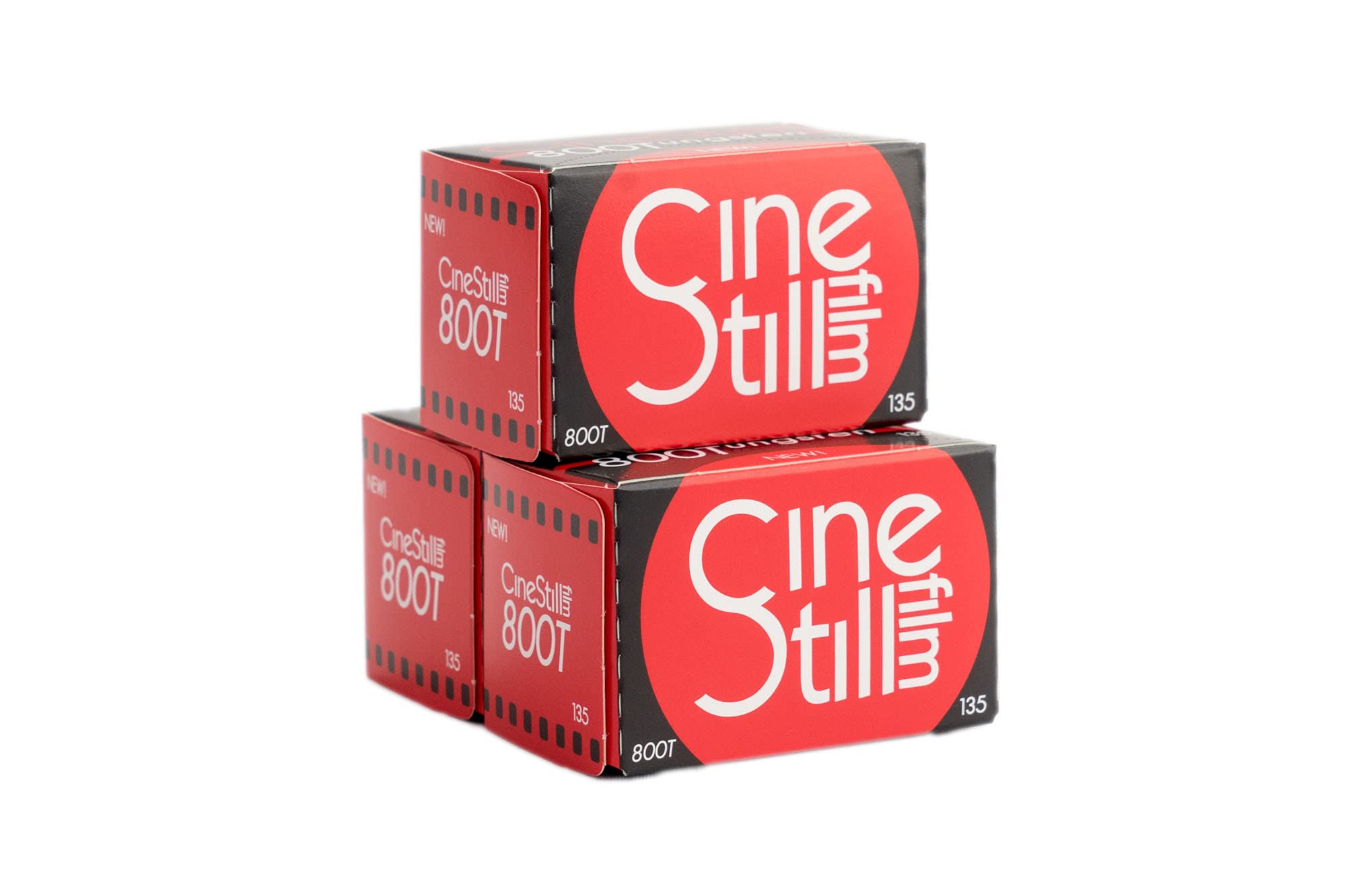 

Кольорова негативна плівка CineStill 800T 36 кадрів 3 рулони, 35мм, Експозиції,