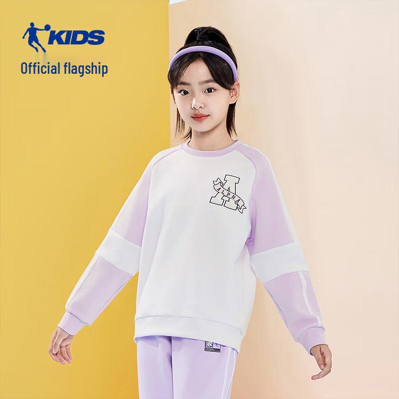 Jordan Girls  Round Neck Long Sleeve Sweatshirt 165