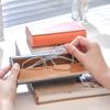 Dual- Glasses Case Double Eyeglasses Case For 2 Pair Eyeglasses Holder Portable Glasses Case Double Layer Glasses Case