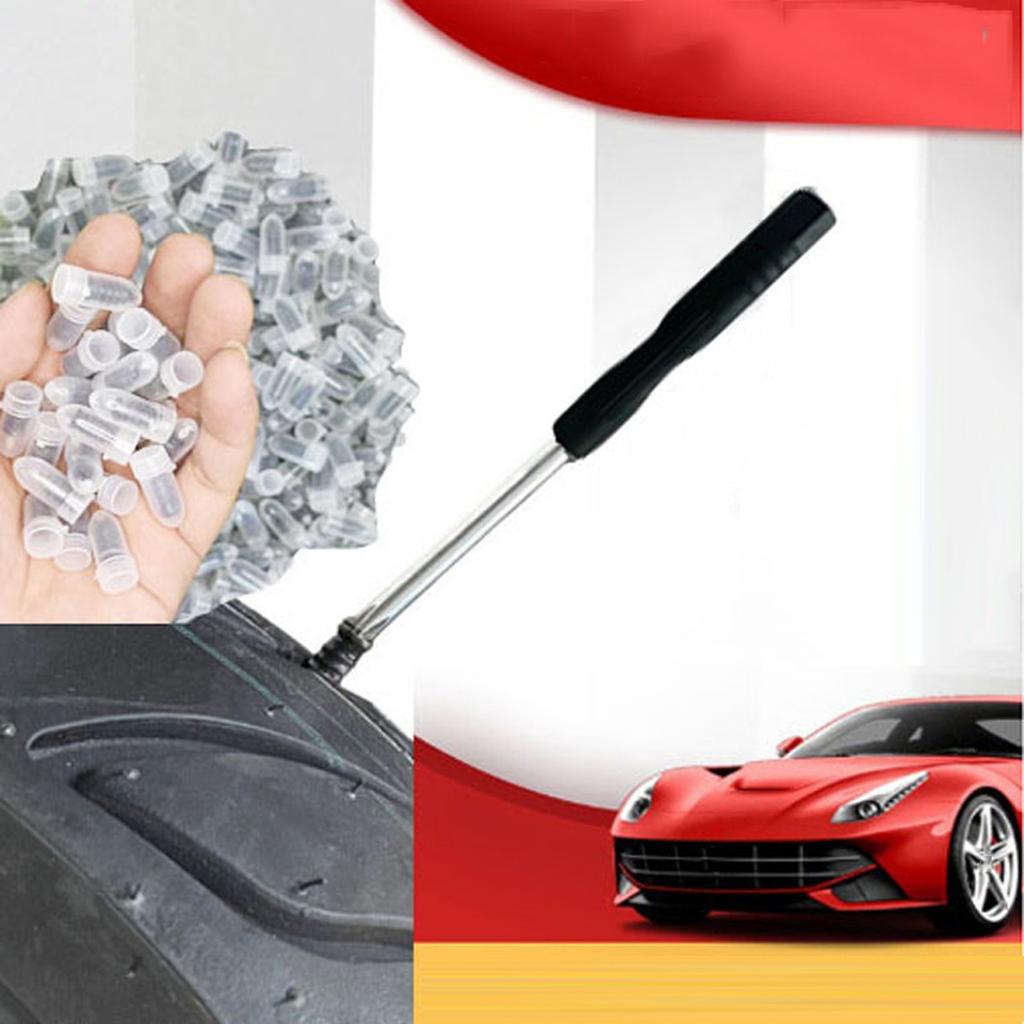 Efficient Tire Leak Fix 20 Rubber Self tapping Screws Tire Puncture Spikes Tyre Nails for Car Tires