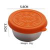 Stainless Steel Jars For Spices Seasoning Jar Sauce Containers With Lids Salad Dressing Container For Lunch Small Condiment Bowl