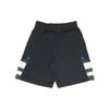Nike Milwaukee Bucks NBA Shorts Men Bottoms Black AT9929-010