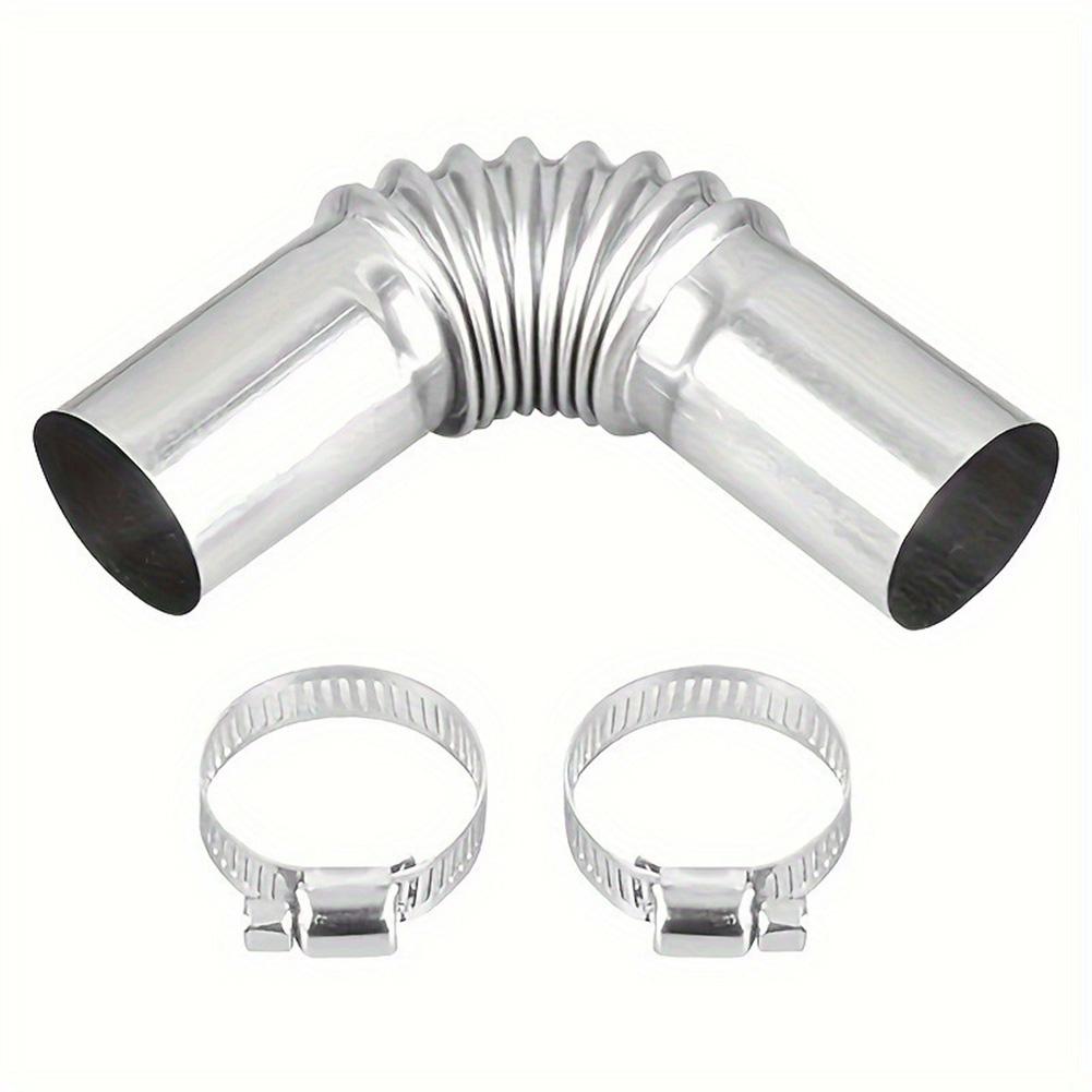 Exhaust Pipe Connector Elbow Tube 13cm Stainless Steel for Customizable Exhaust System Layouts in Various Applications
