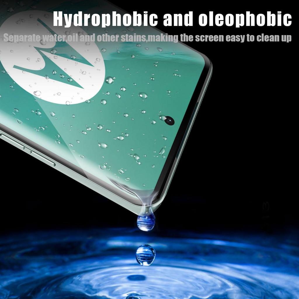 Für Motorola Edge 40 Neo 5G 3D Gebogener Bildschirmschutz Seitenkleber Berührungsempfindliche Panzerglasfolie