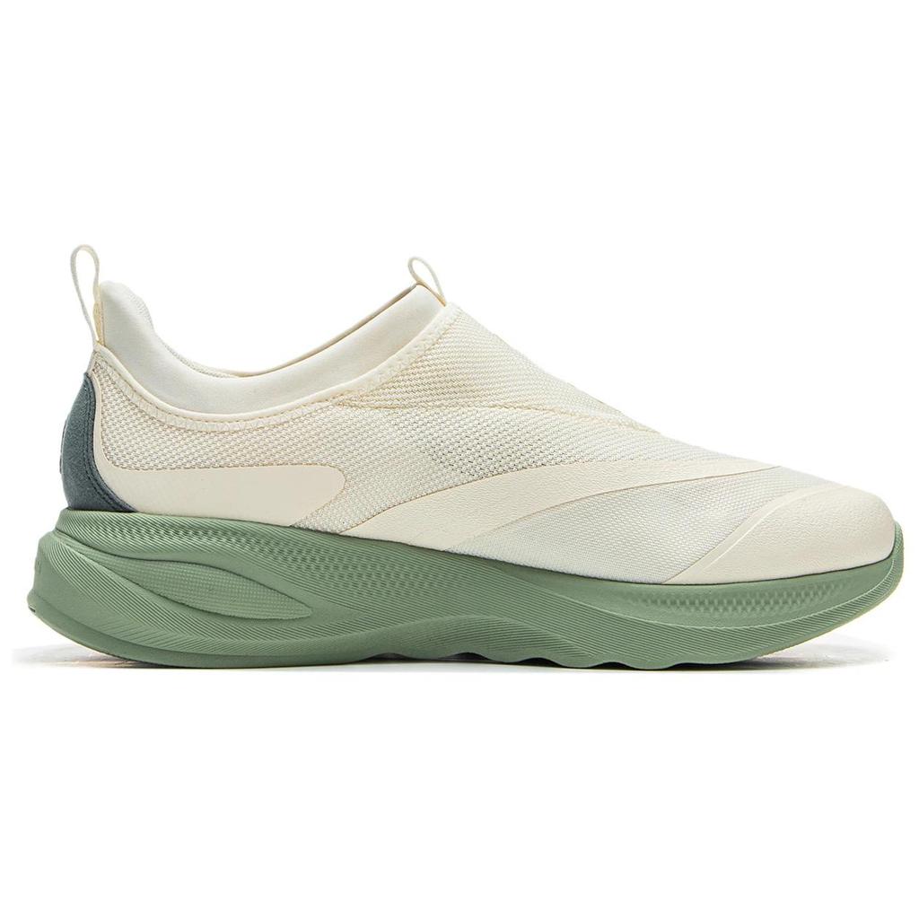 Li Ning SOFT GO 2 Demping Antislip Slijtvast Lage Casual Schoenen Heren Ecru AGLV005-12
