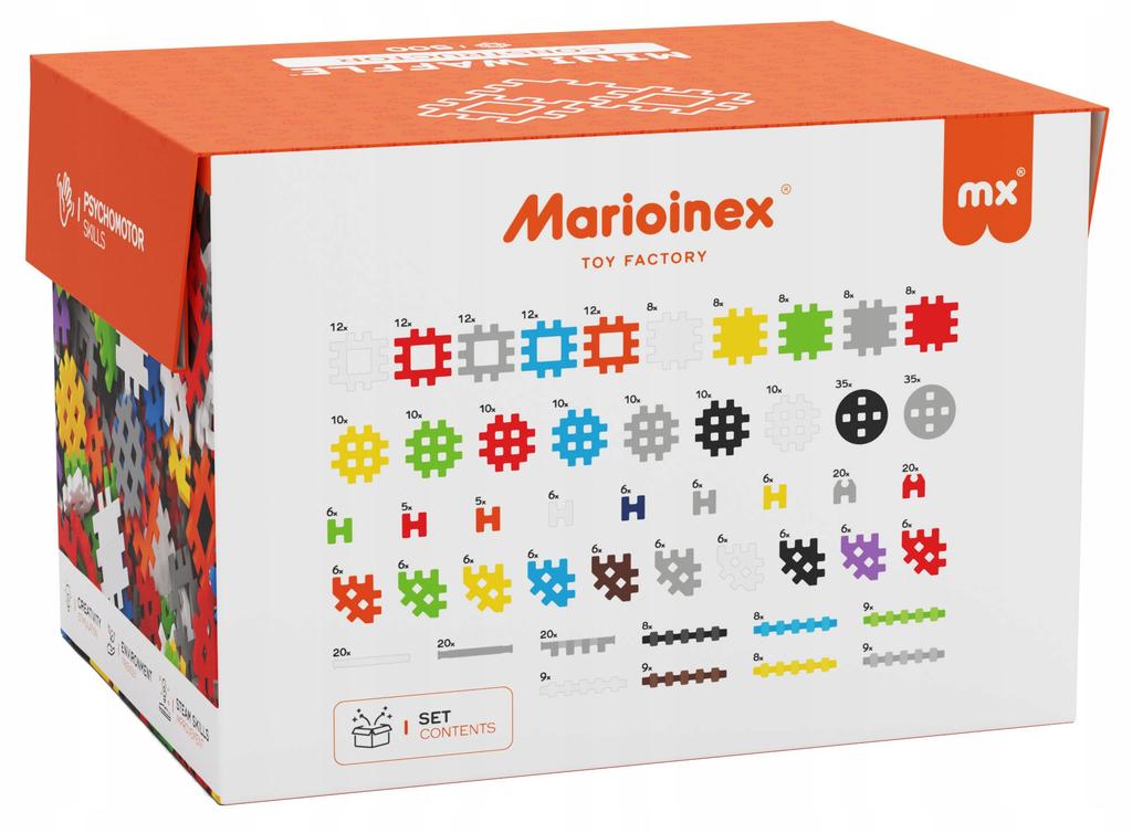 Marioinex Wafers Mini Constructor blocks, 500 pcs