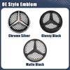 Emblemas Cromados Pretos Estilo OE Para Mercedes Benz B C GLK W245 W204 X204 ABS de Alta Qualidade Grelha Frontal Emblema Estrela Iluminada Logo