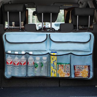 Car Trunk Storage Bag with Large Capacity and Mesh Pocket Rear Seat Back Pocket Debris Storage Bag Car Accessories