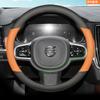 High-Quality Leather Steering Wheel Cover for Volvo V60 V90 XC90 S60 Anti-Skid Car Handle Four Seasons Interior Accessory