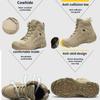 Men  Boots Outdoor Waterproof Cow Suede Work Men Ankle Boots Hiking Safety Shoes Mens Athletic Shoes