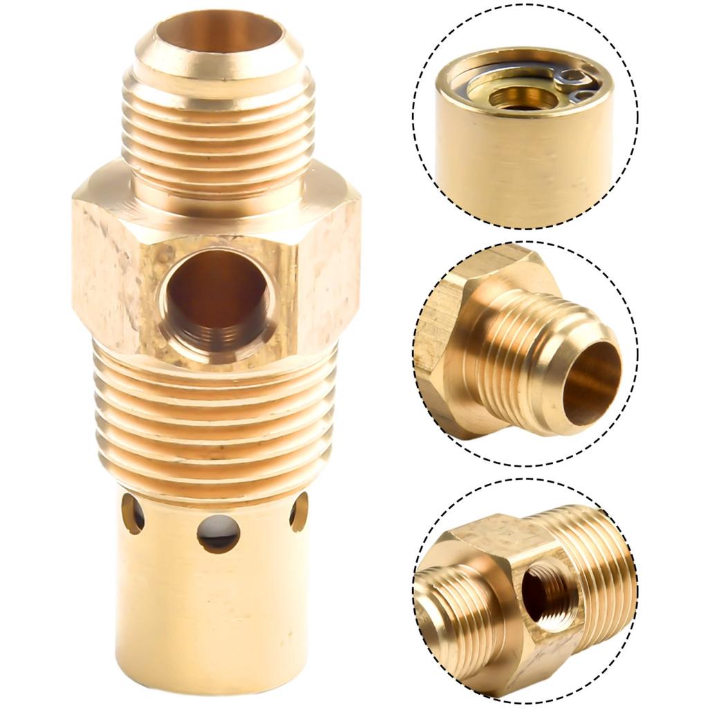 Air Compressor Check Valve O-ne Way Brass NPT×1/2In
