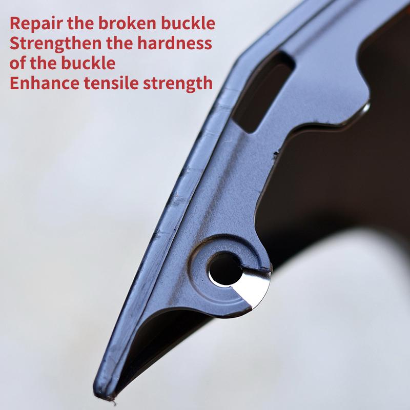 2Pcs Heavy Duty Stainless Steel Front Bumper Seam Adjustment Brackets for Car Exterior Tuning Modification