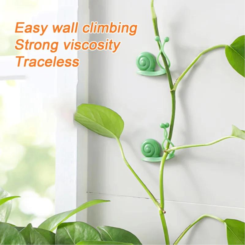10pcs Reusable Cable Wire Tie Cute Decorative Twist Bendable Garden Plant Climbing Support Adjustable Flexible Clip For Stem