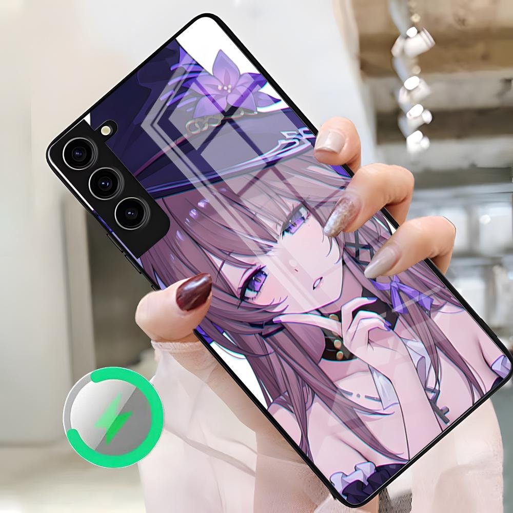 Honkai Star Rail Herta Phone Case For Samsung S26 Ultra S25 Edge S23 S22 S21 S20 Ultra Plus S24 Fe A25 Magnetic Glass Cover