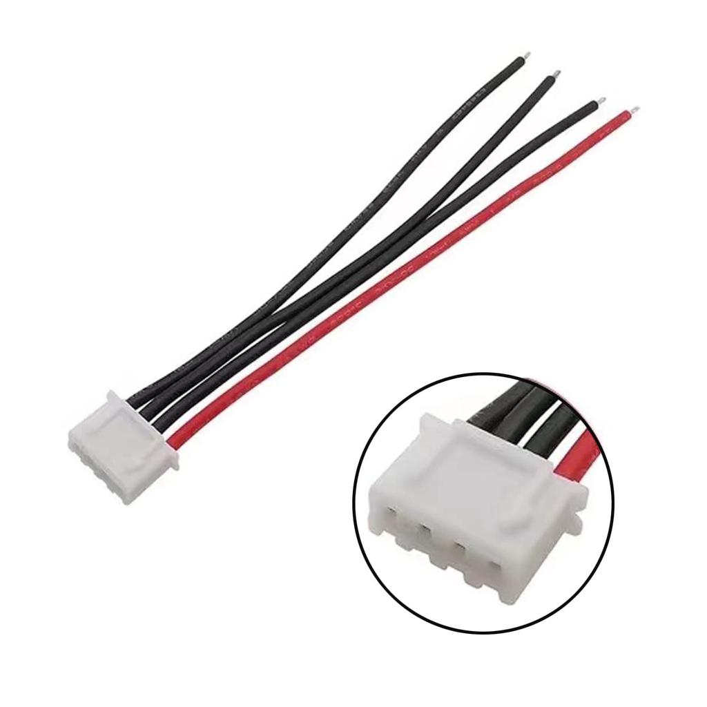 3S Balance Ladegerät Silikon Kabel Draht JST XH Stecker Adapter Stecker (10 Stück 3S 4-Pin)